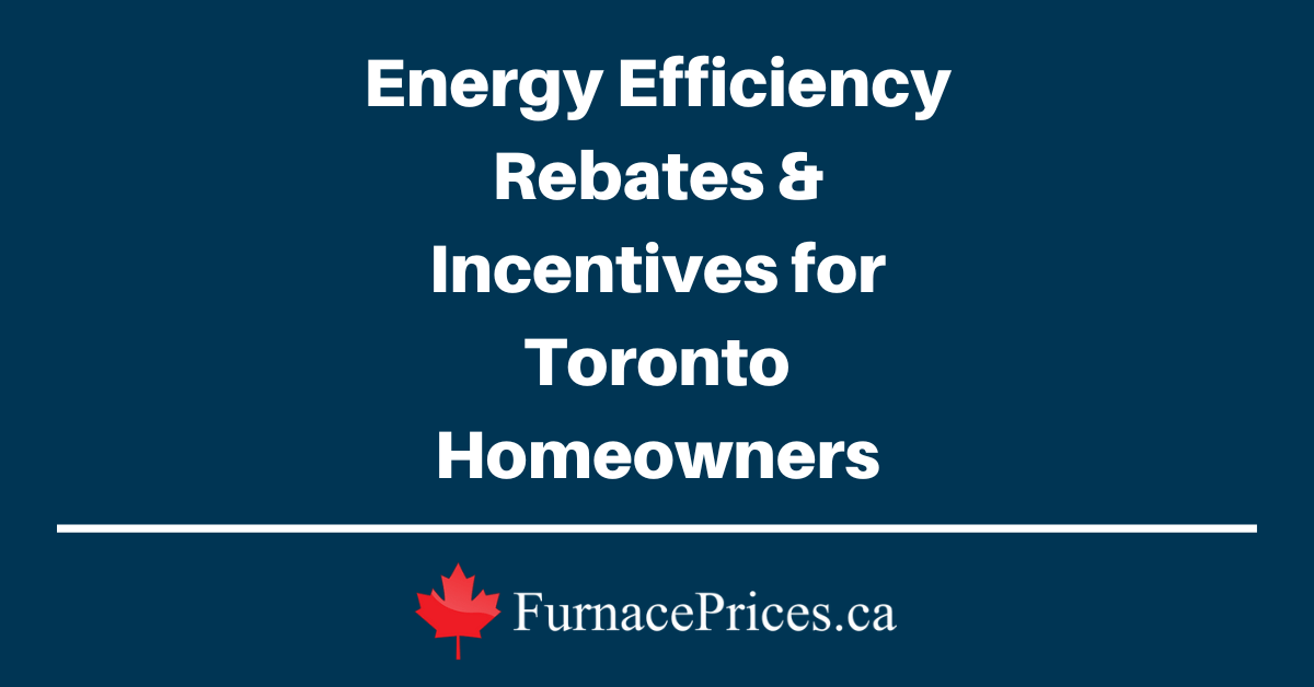 Energy efficiency rebates ontario